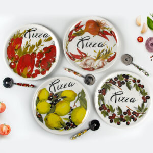 Pizza plate set Sicily
