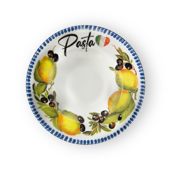 Piatto-pasta-23-limoni Pasta Lemon Plate set Ø23