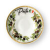 Piatto-pasta-27-olive Olive pasta plate set Ø27