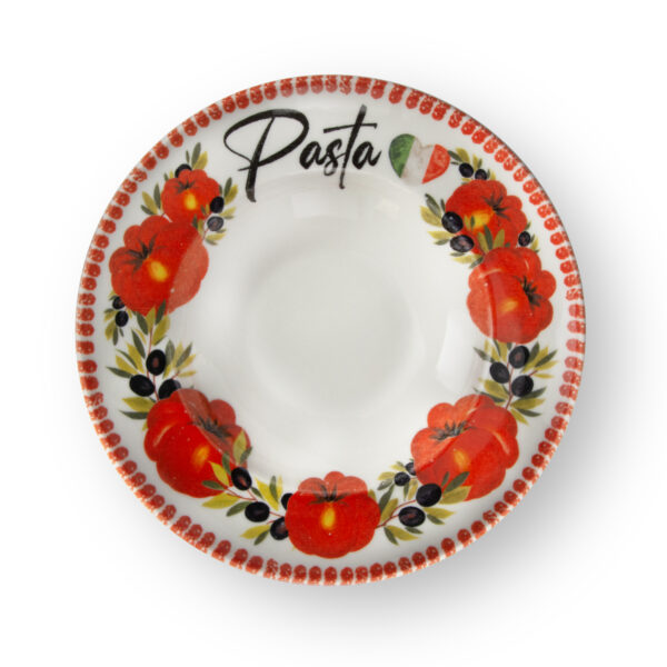 Tomato pasta plate set Ø27