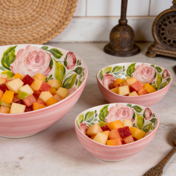 Set-macedonia-rose-1 Bouquet fruit salad set