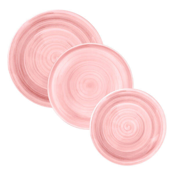 Set-tavola-completo-rosa Romantic pink set
