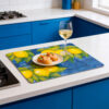 Tovaglietta-limoni-fondo-blu-ambientata-ok Placemat decorated with lemons and blue background
