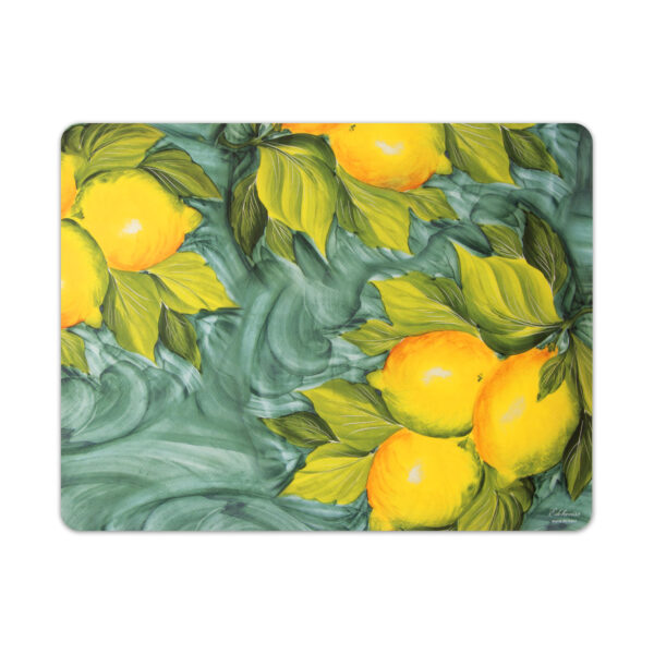 Tovaglietta-limoni-ramina-sopra-1 placemat decorated with lemons