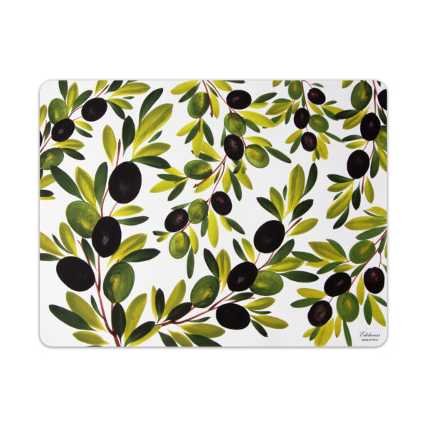 Placemat with olives