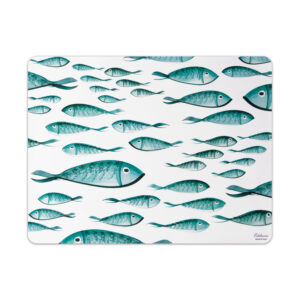 Tovaglietta-pesci-sopra placemat with decorated fishes