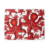 Placemat decorated with octopuses