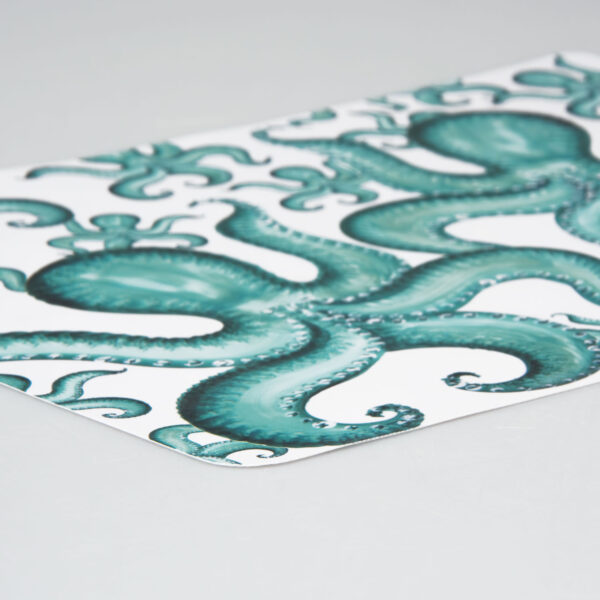 Tovaglietta-polpi-tiffany-angolo Placemat decorated with octopuses