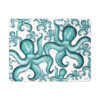 Tovaglietta-polpi-tiffany-sopra Placemat decorated with octopuses
