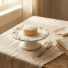 Cake stand small with daisies
