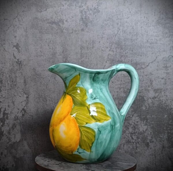 Pitcher with lemons