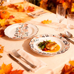 Autumn frame plate