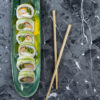 Appetiser tray with lemons