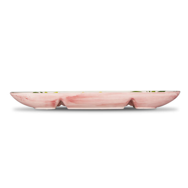 Appetiser tray with roses