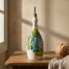 Olive oil ceramic jar hydrangeas 750 ml