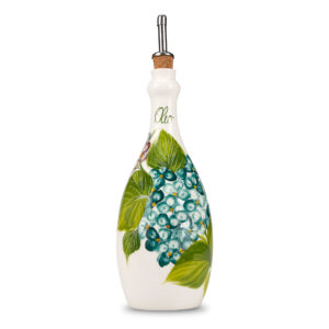 Olive oil ceramic jar hydrangeas 750 ml