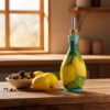 Olive oil ceramic jar lemons 250 ml