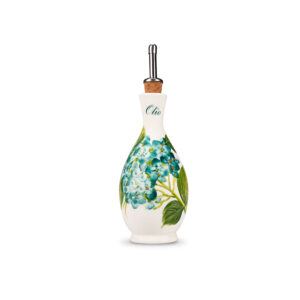 Olive oil ceramic jar hydrangeas 250 ml