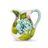 Pitcher with hydrangeas
