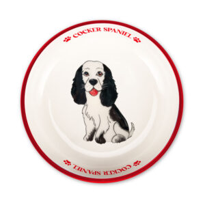 Medium Bowl with Cocker Spaniel