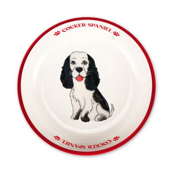 Medium Bowl with Cocker Spaniel