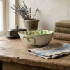 ciotola-da-19-limoni-damascato-verde-ambientata-ok-1 Ceramic bowl decorated lemons damask green 19