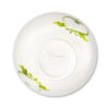 Ceramic bowl decorated lemons damask grreen 23