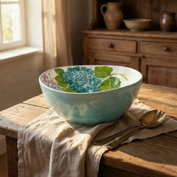 Bowl Ø23 with hydrangeas