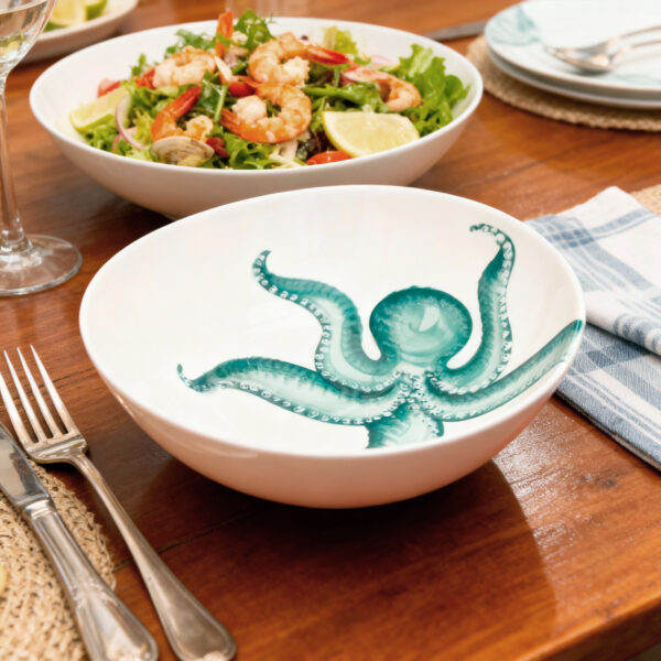 Bowl Ø23 with octopus