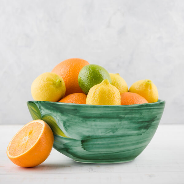 ciotola-da-28-limoni-ambientata Bowl Ø28 with lemons