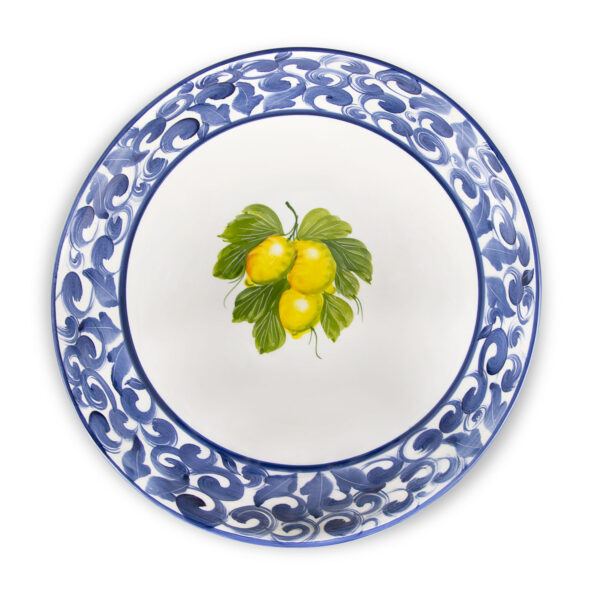 ciotola-da-28-limoni-damascato-blu-sopra Bowl Ø28 with Blue Damask & Lemons