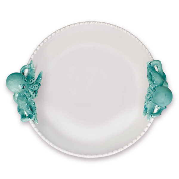 Bowl with Tiffany octopuses Ø29