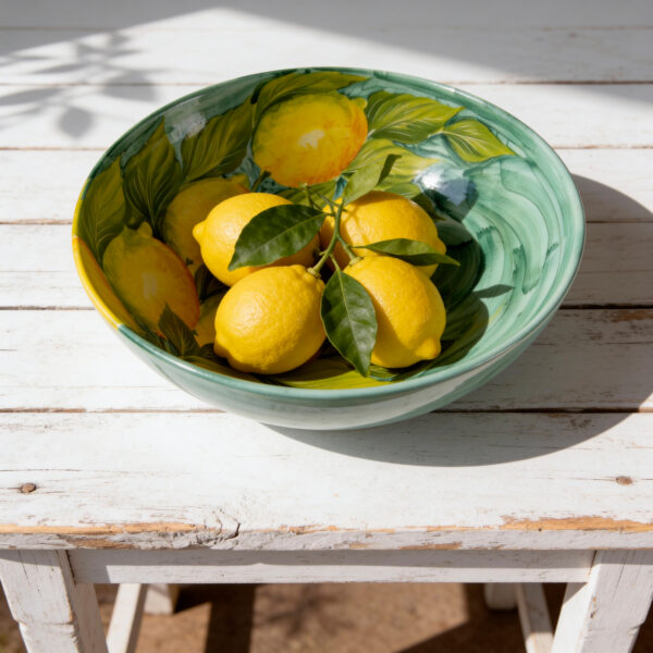 ciotola-grande-limoni-ambientata-ok Bowl Ø34 with lemons