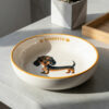 ciotola17-bassotto-ambientata-ok Medium Bowl with Dachshund