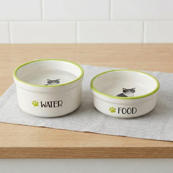 ciotole-tuxedo-ambientata-ok Tuxedo cat bowl set