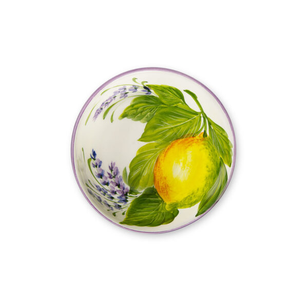 Bowl Ø14 with lemons and lavender