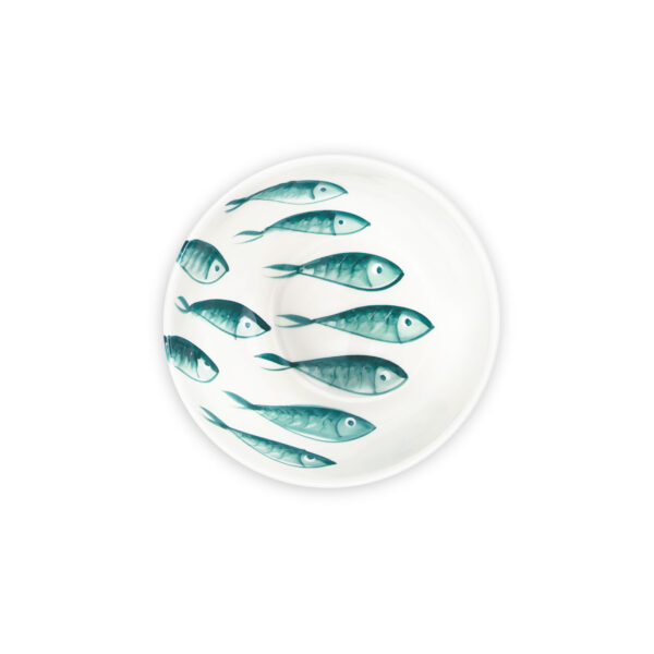 Bowl Ø14 with fishes