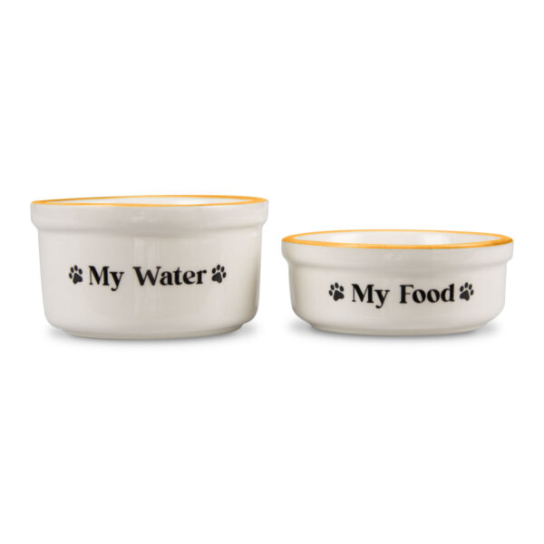 ciotoline-barboncino Chihuahua bowl set