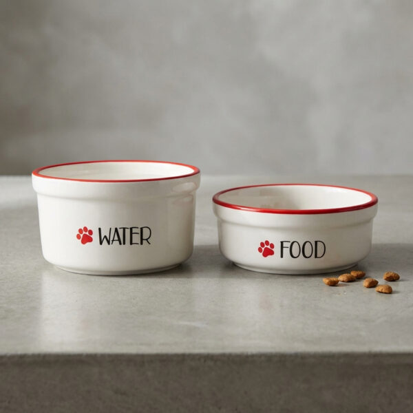 Bombay cat bowl set
