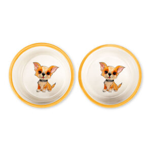Chihuahua bowl set