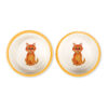 ciotoline-ginger-sopra Ginger cat bowl set