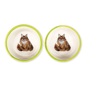 Maine Coon bowl set