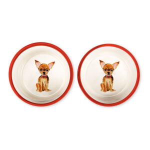 Pinscher bowl set