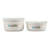 Siamese cat bowl set