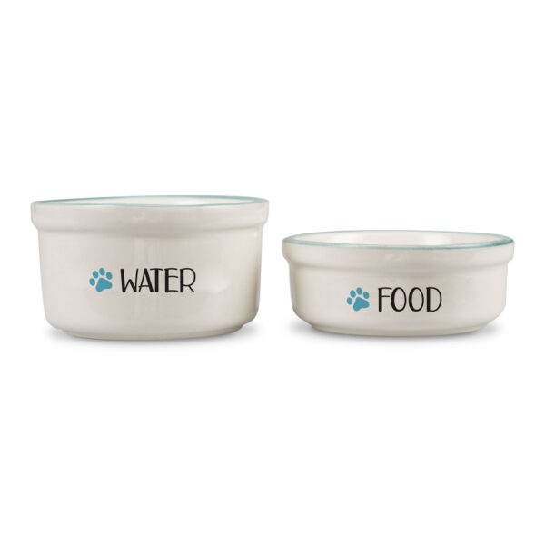 Siamese cat bowl set