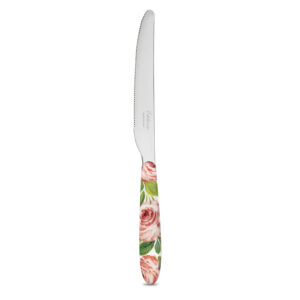 Table knife with roses