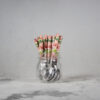 cucchiaini-rose-vaso Teaspoon with roses