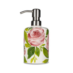Soap dispenser with roses