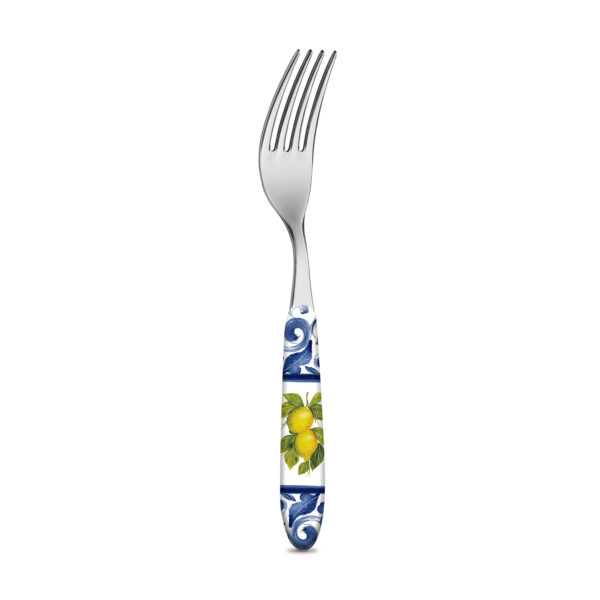 forchetta-da-tavola-damascato-blu Fork with lemons damask blue