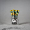 Dessert fork with lemons